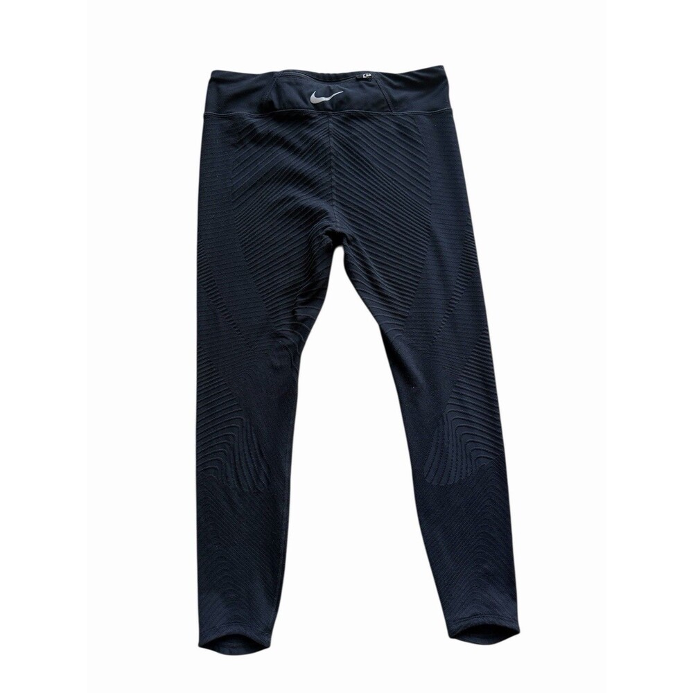 Nike Epic Luxe Leggings Women's L Black Textured Style AA3262-010)